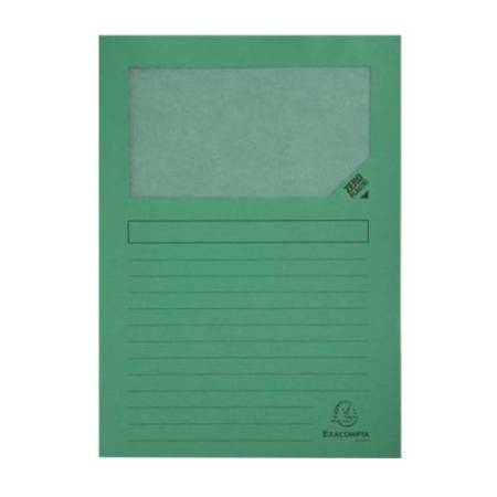 Cartellina a L Forever - con finestra - 130g - 22 x 31 cm - colori assortiti - Exacompta - conf. 10 pezzi