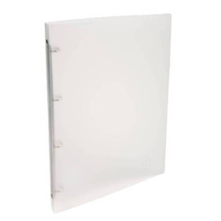 Raccoglitore foderato - PPL - 4 anelli tondi 15 mm - dorso 2cm - 22 x 30 cm - colori assortiti - Exacompta