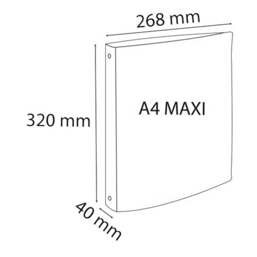 Raccoglitore rigato Crystal Colours -...