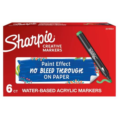 Marcatore acrilico - punta tonda -...