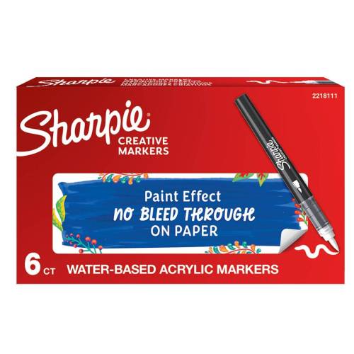 Marcatore acrilico - punta pennello -...