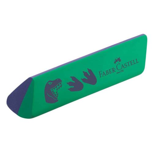 Gomma triangolare dinosauro - colori...