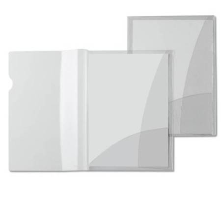 Cartelline con tasche Capri 69/2 - PVC - 21 x 29,7 cm - cristallo - Sei Rota - conf. 5 pezzi