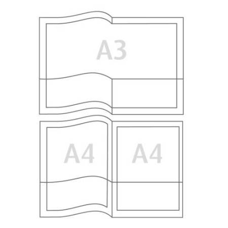 Cartelline con tasche Capri 69/T2 - PVC - 21 x 29,7 cm - cristallo - Sei Rota - conf. 5 pezzi