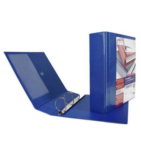 Raccoglitore personalizzabile Stelvio TI - 4 anelli a D 40 mm - dorso 5,5 cm - 22 x 30 cm - blu - Sei Rota