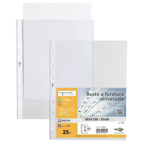 Buste forate Atla - pesante - buccia...