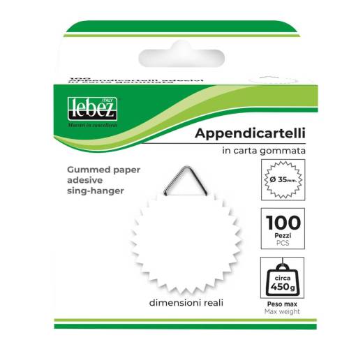 Appendicartelli adesivi - 3,5 cm -...