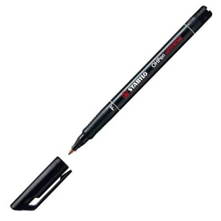 Pennarello OHPen universal permanente 842  - punta fine 0,7 mm - colori assortiti - Stabilo - conf. 8 pezzi