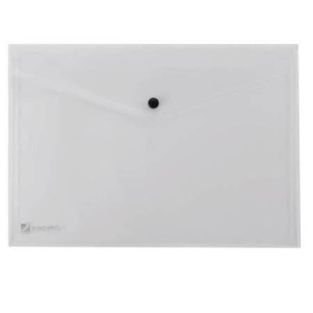 Busta con bottone Pull - 21x29,7 cm - trasparente - King Mec