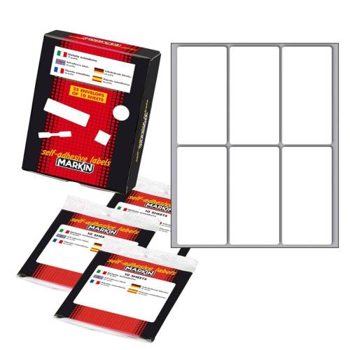 Etichette adesive - in carta -...