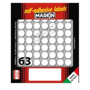 Etichette adesive tonde -...