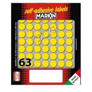 Etichette adesive tonde -...