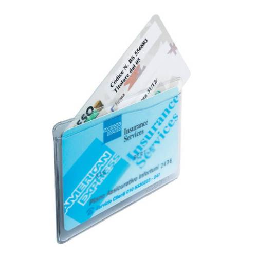 Porta Cards - 2 tasche - 9,5x6,5 cm -...