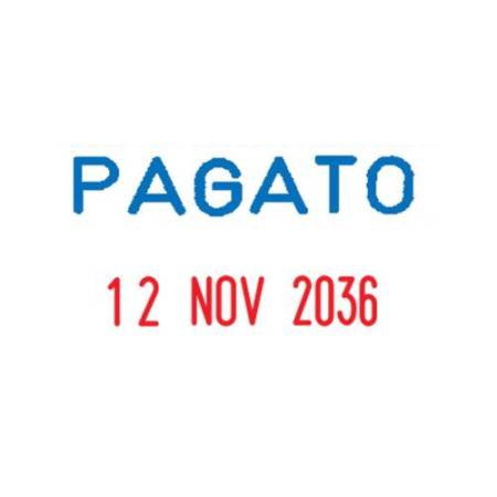 Timbro Mini Dater S160/L1 Datario + PAGATO - 4 mm - autoinchiostrante - Colop