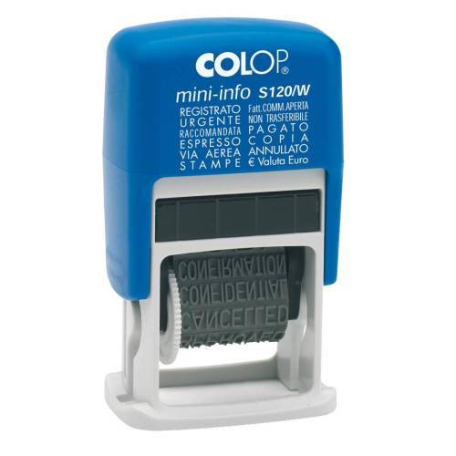 Timbro Mini Info S120/W Polinomio -...