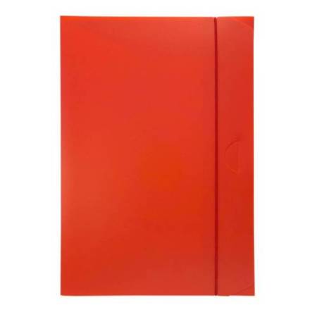 Cartella progetto con elastico - 24x35 cm - dorso 3 cm - rosso - Fellowes