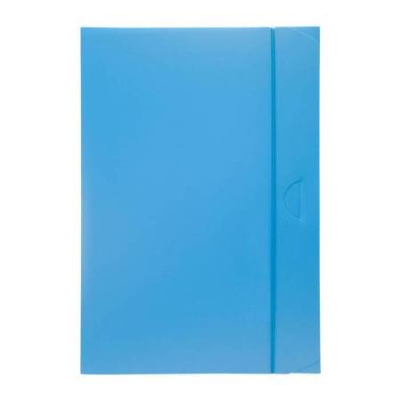 Cartella progetto con elastico - 24x35 cm - dorso 3 cm - azzurro - Fellowes