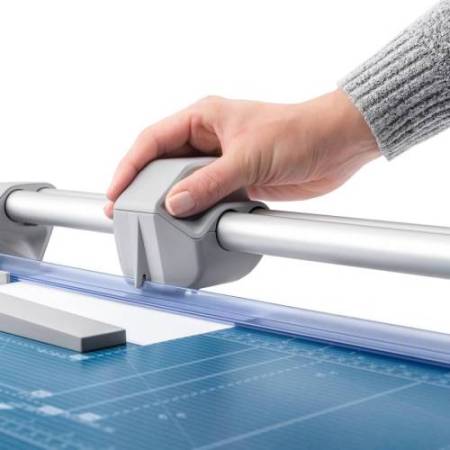Taglierina a rullo professionale 552 - 70,5 x 36 cm - 510 mm - 20 fogli - blu/grigio - Dahle