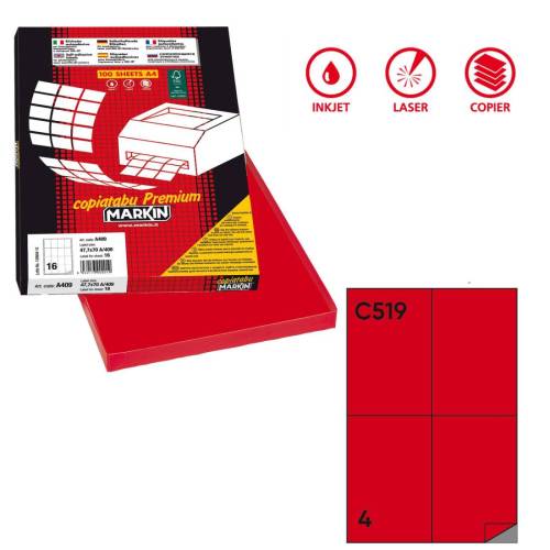 Etichette adesive C/519 - in carta -...