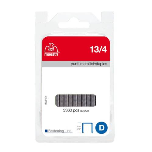 Punti zincati - 13/4 - 4 mm - metallo...