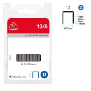 Punti zincati - 13/8 - 8 mm...