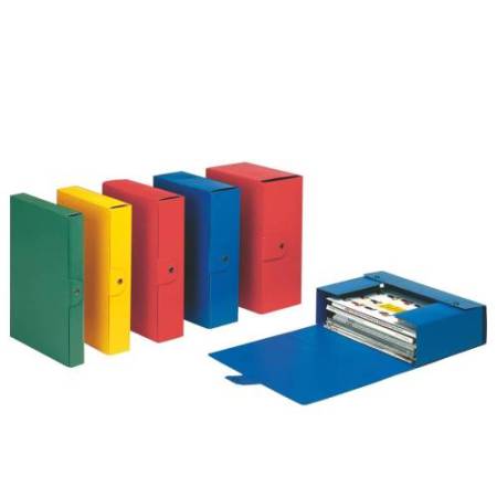 Scatola progetto Eurobox - dorso 4 cm - 25x35 cm - blu - Esselte