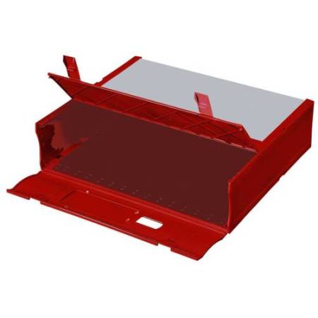 Scatola archivio Combi Box E600 - dorso 9 cm - 29,8x36,2 cm - rosso - Fellowes