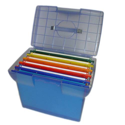 Valigetta Arianna - blu traslucido -...