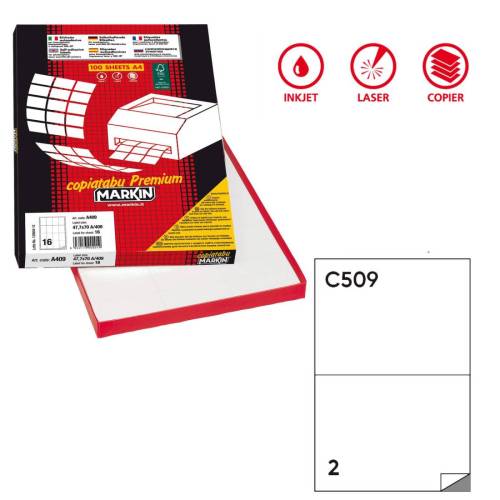 Etichette adesive extra forti C/509 -...