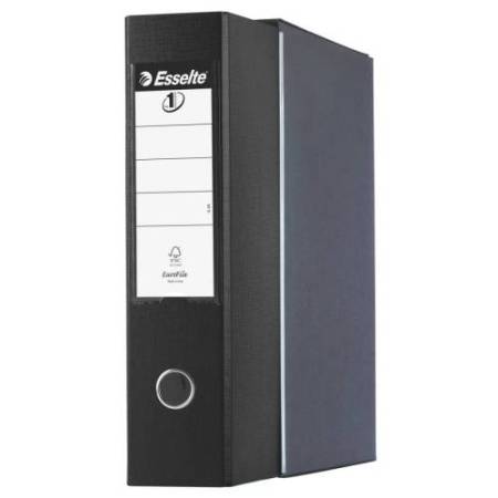 Registratore Eurofile G55 - dorso 8 cm - protocollo 23x33 cm - nero - Esselte