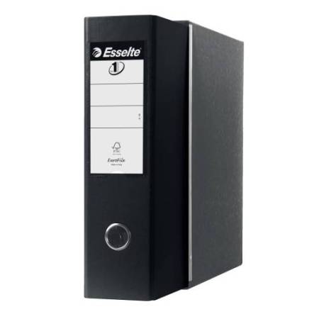 Registratore Eurofile G53 - dorso 8 cm - commerciale 23x30 cm - nero - Esselte
