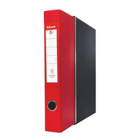 Registratore Eurofile G54 - dorso 5 cm - protocollo 23x33 cm - rosso - Esselte