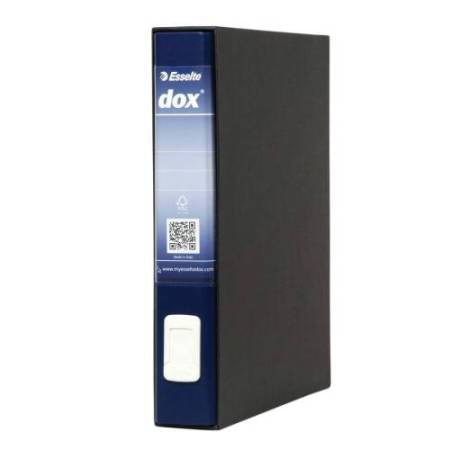 Registratore Dox 4  - dorso 5 cm - commerciale 23x29,7 cm - blu - Esselte Dox
