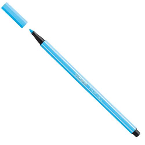 Pennarello Pen 68 - blu neon 031 -...