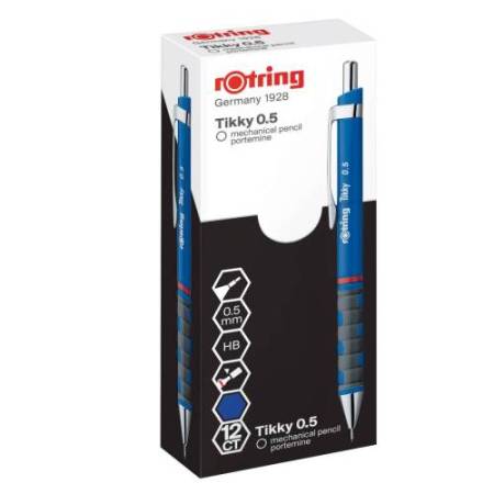 Portamine Tikky - mina 0,5mm - fusto blu - Rotring