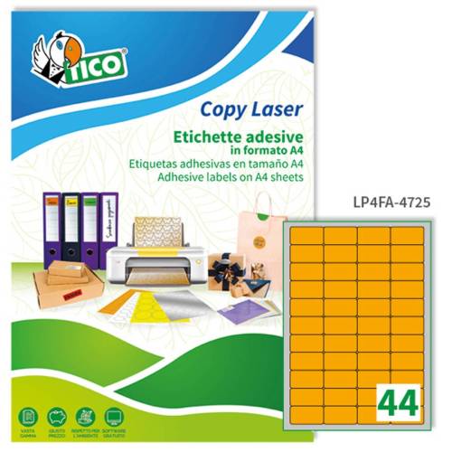 Etichette adesive LP4F - in carta -...