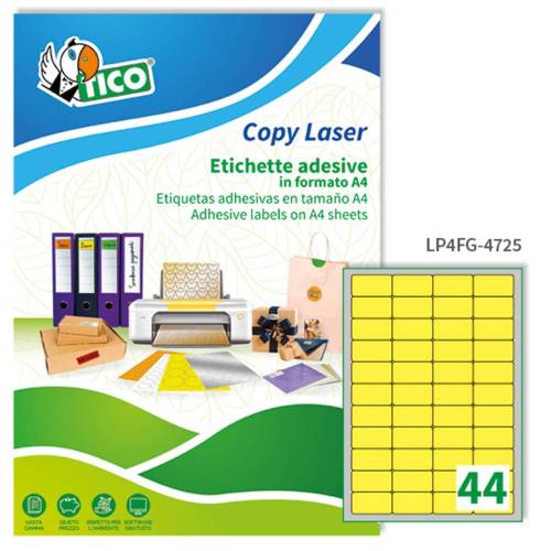 Etichette adesive LP4F - in carta -...