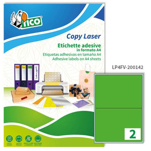 Etichette adesive LP4F - in carta -...
