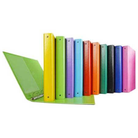 Raccoglitore Nettuno - 4 anelli tondi 30 mm - dorso 3,5 cm - 22x30 cm - lilla - Sei Rota