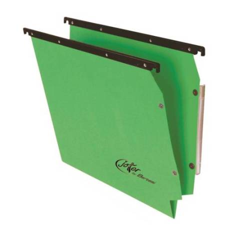 Cartella sospesa Joker - armadio - interasse 33 cm - fondo V - 33 x 28 cm - verde - Bertesi