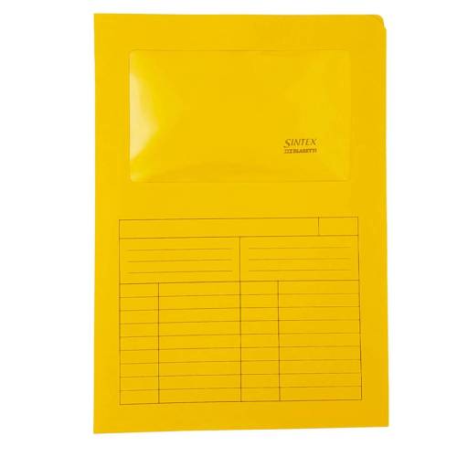 Cartelline a L con finestra Sintex -...