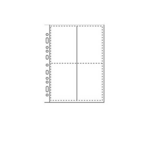 Buste forate Atla F porta foto - 8 spazi 10x15 cm - trasparente - Sei Rota - conf. 10 pezzi