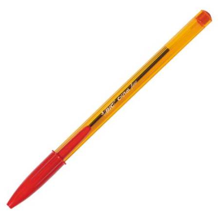 Penna sfera Cristal - punta fine 0,8 mm - rosso - Bic - conf. 50 pezzi