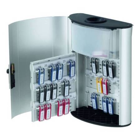 Cassetta portachiavi da parete Key Box Plus - 30,2x40x11,8 cm - 54 posti - grigio - Durable