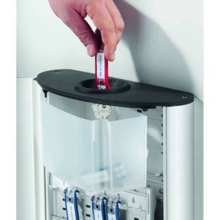 Cassetta portachiavi da parete Key Box Plus - 30,2x40x11,8 cm - 54 posti - grigio - Durable