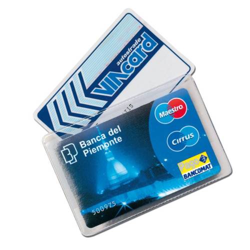 Portacard Cristalcard - per 2 tessere...