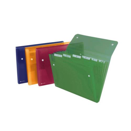 Cartella a soffietto Ice - 6 tasche -...