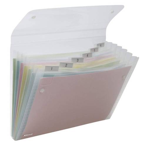 Cartella a soffietto Ice - 6 tasche -...