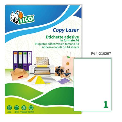Etichette adesive PG4 - in carta -...