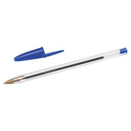 Penna a sfera Cristal - punta media 1,0mm - blu  - Bic - conf. 90+10 pezzi